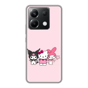 Чехол с персонажем Куроми на Xiaomi POCO X6 5G (Куроми Мелоди Китти)