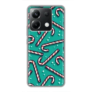Силіконовий бампер на різдво для Xiaomi POCO X6 5G (Льодяники)