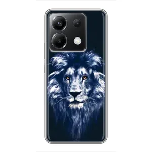 Чохол з картинкою на Xiaomi POCO X6 5G (Лев – синій)