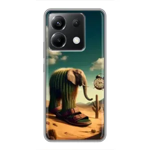 Чехол с мемами тралалело тралала для Xiaomi POCO X6 5G (Лирили ларила)