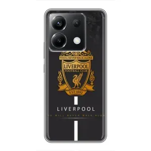 Силиконовые Чехлы принт Футбол на Xiaomi POCO X6 5G (Liverpool)