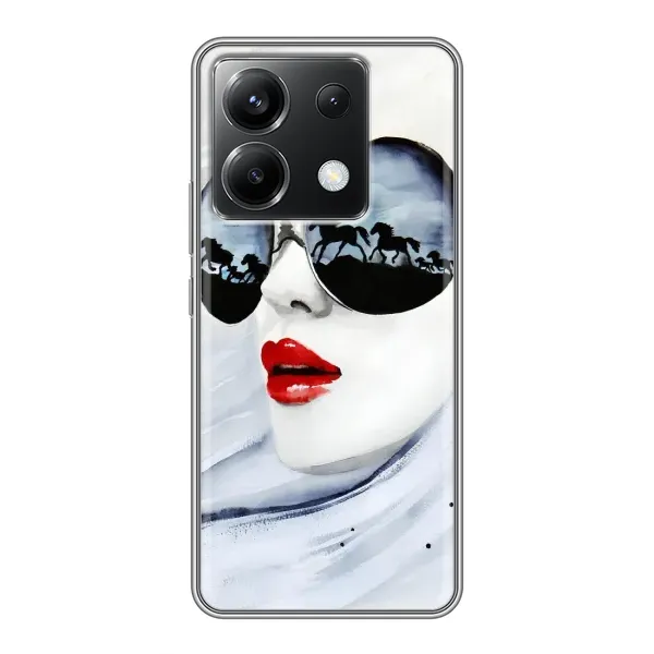 Чехол с рисунком «Любительница коней» для Xiaomi POCO X6 5G Чехол с рисунком «Любительница коней» для Xiaomi POCO X6 5G