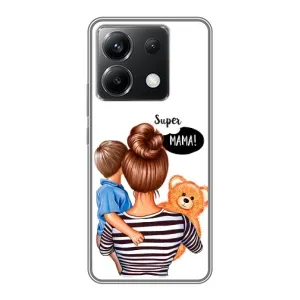 Чехлы для МАМЫ на Xiaomi POCO X6 5G (Мама и сын)