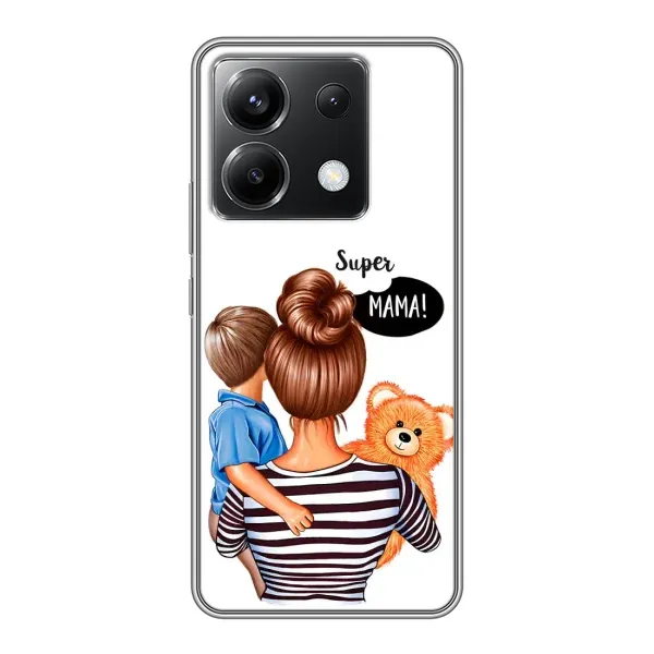 Чехол с рисунком «Мама и сын» для Xiaomi POCO X6 5G Чехол с рисунком «Мама и сын» для Xiaomi POCO X6 5G