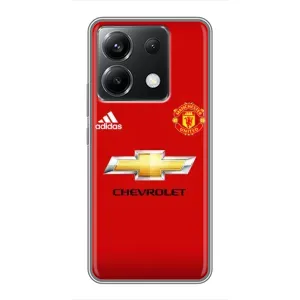 Силиконовые Чехлы принт Футбол на Xiaomi POCO X6 5G (Man United)