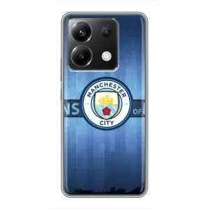 Силиконовые Чехлы принт Футбол на Xiaomi POCO X6 5G (ManCity)