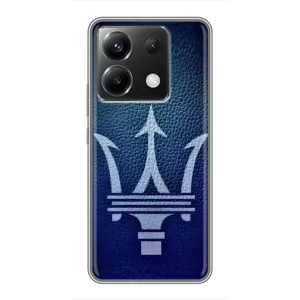 Чехлы с тематикой "Крутые машины" на Xiaomi POCO X6 5G (Лого Maserati)