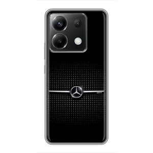 Силиконовый бампер с картинкой машины на Xiaomi POCO X6 5G (Mercedes)