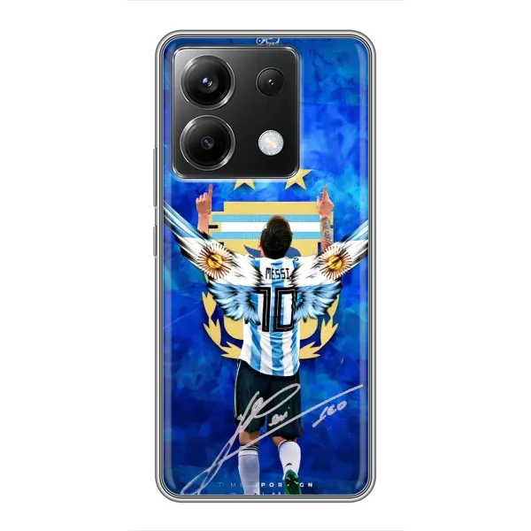 Чохол з малюнком «Мессі Аргентіна» для Xiaomi POCO X6 5G Чохол з малюнком «Мессі Аргентіна» для Xiaomi POCO X6 5G
