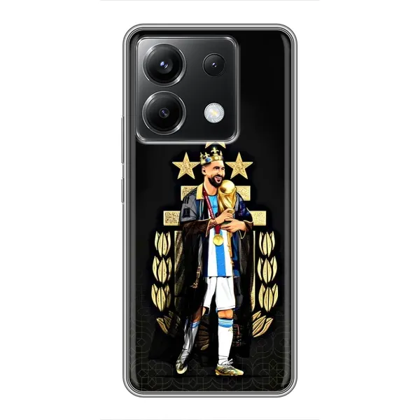 Чохол з малюнком «Мессі король» для Xiaomi POCO X6 5G Чохол з малюнком «Мессі король» для Xiaomi POCO X6 5G