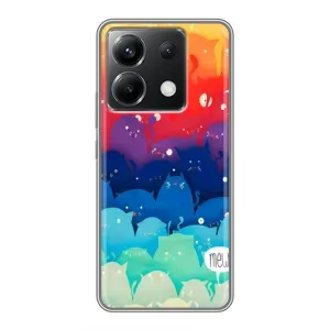 Силіконовий чохол з котиком для Xiaomi POCO X6 5G (Mew)