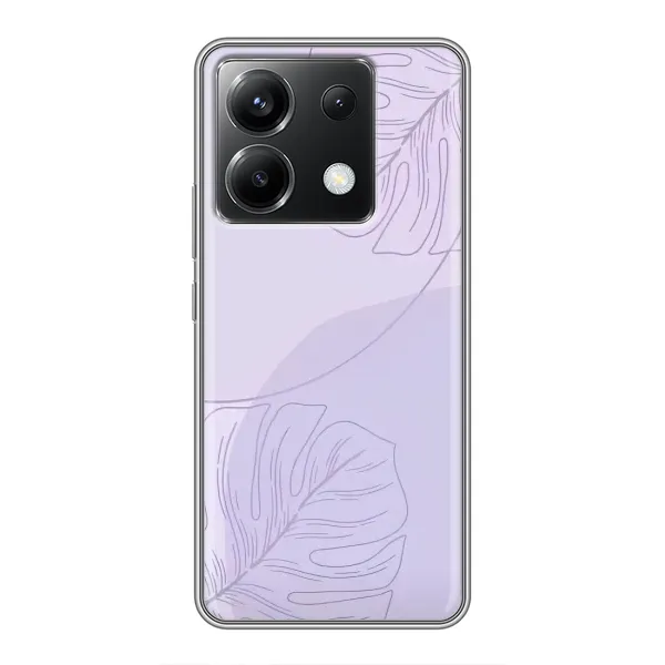 Чехол с рисунком «Монстера фиолетовая» для Xiaomi POCO X6 5G Чехол с рисунком «Монстера фиолетовая» для Xiaomi POCO X6 5G