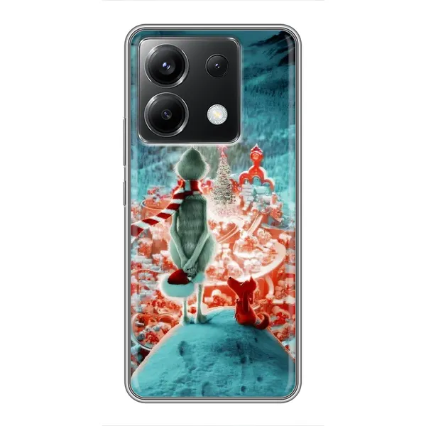 Чехол с рисунком «Новогодний Гринч» для Xiaomi POCO X6 5G Чехол с рисунком «Новогодний Гринч» для Xiaomi POCO X6 5G