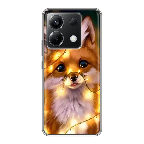 Чехол с рисунком «Новогодний лисенок» для Xiaomi POCO X6 5G Чехол с рисунком «Новогодний лисенок» для Xiaomi POCO X6 5G