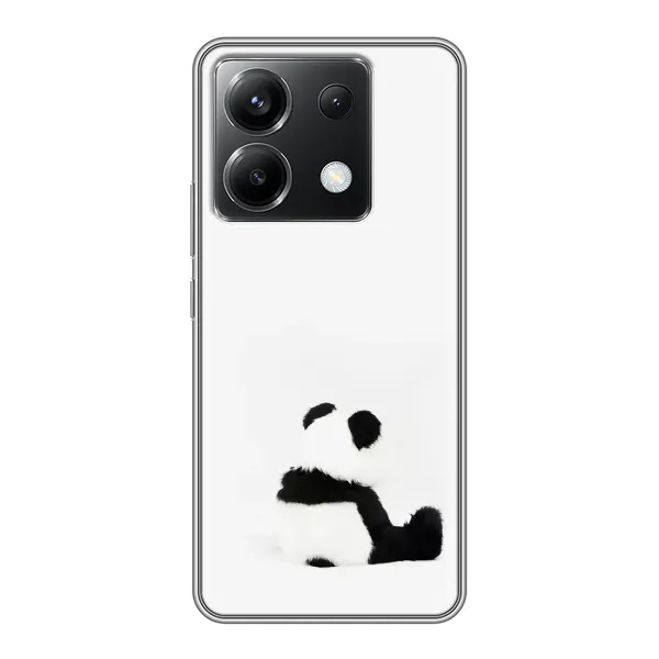 Чехол с рисунком «Панда обиделся» для Xiaomi POCO X6 5G Чехол с рисунком «Панда обиделся» для Xiaomi POCO X6 5G