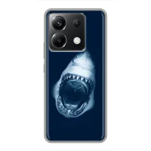 Силіконовий бампер з картинкою звірів для Xiaomi POCO X6 5G (Пащу Акули)