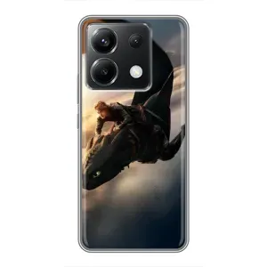 Чехол дракон Беззубик для Xiaomi POCO X6 5G (Полет Беззубика)