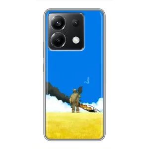 Чехлы на военную тематику для Xiaomi POCO X6 5G (Попадание)