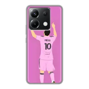 Чехлы Лео Месси в Майами на Xiaomi POCO X6 5G (Празднование Месси)