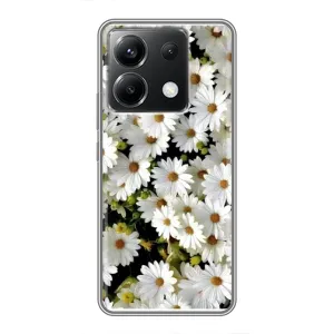 Чехол с ромашками на Xiaomi POCO X6 5G (Рамка в ромашках)