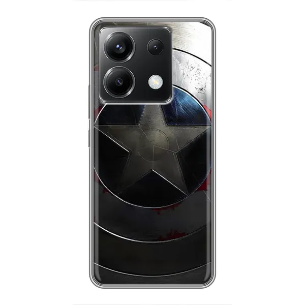 Чехол с рисунком «Ретро Щит Капитана» для Xiaomi POCO X6 5G Чехол с рисунком «Ретро Щит Капитана» для Xiaomi POCO X6 5G