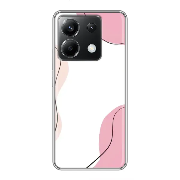 Чехол с рисунком «Розовый фон» для Xiaomi POCO X6 5G Чехол с рисунком «Розовый фон» для Xiaomi POCO X6 5G