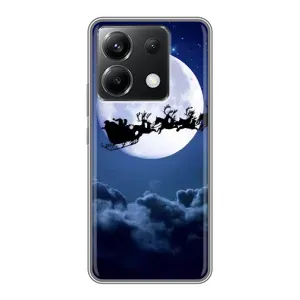 Чохол Санта Клаус для Xiaomi POCO X6 5G (Санта - місяць)
