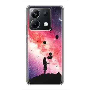 Силиконовые Чехлы Любимому человеку для Xiaomi POCO X6 5G (Шарики в небе)
