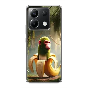 Чехол с мемами тралалело тралала для Xiaomi POCO X6 5G (Шимпанзини бананини)