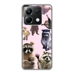 Силіконовий Чохол з Энотами на Xiaomi POCO X6 5G (Смішні Єноти)