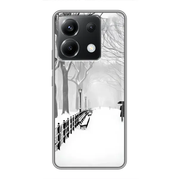 Чехол с рисунком «Снегом замело» для Xiaomi POCO X6 5G Чехол с рисунком «Снегом замело» для Xiaomi POCO X6 5G