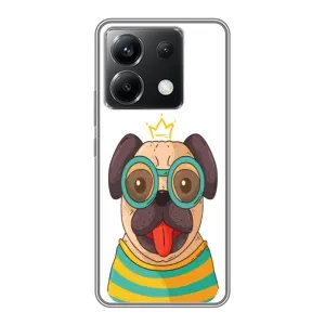 Бампер для Xiaomi POCO X6 5G з картинкою "Песики" (Собака Король)