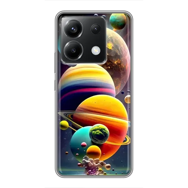 Чехол с рисунком «Солнечна система» для Xiaomi POCO X6 5G Чехол с рисунком «Солнечна система» для Xiaomi POCO X6 5G