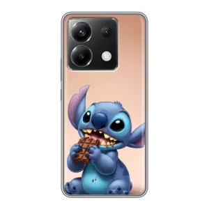 Чехол с рисунком Стич для Xiaomi POCO X6 5G (Стич с шоколадом)