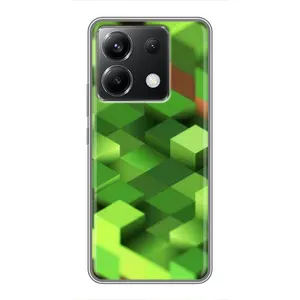 Чохли для Xiaomi POCO X6 5G (Персонажі МайнКрафт) (Текстура)