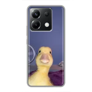Бампер с принтом Мемы для Xiaomi POCO X6 5G (Утка)