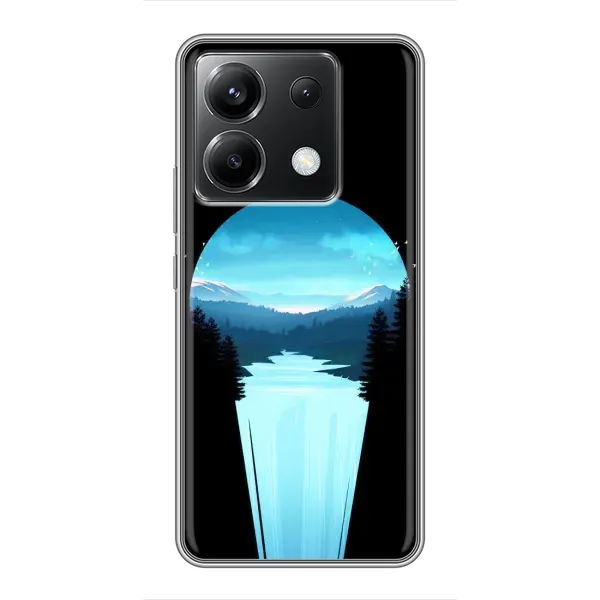 Чехол с рисунком «Синий Водопад» для Xiaomi POCO X6 5G Чехол с рисунком «Синий Водопад» для Xiaomi POCO X6 5G