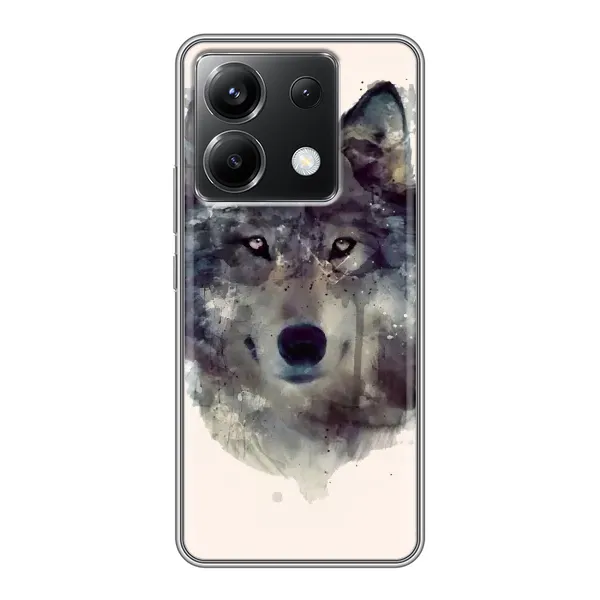 Чехол с рисунком «Волк» для Xiaomi POCO X6 5G Чехол с рисунком «Волк» для Xiaomi POCO X6 5G