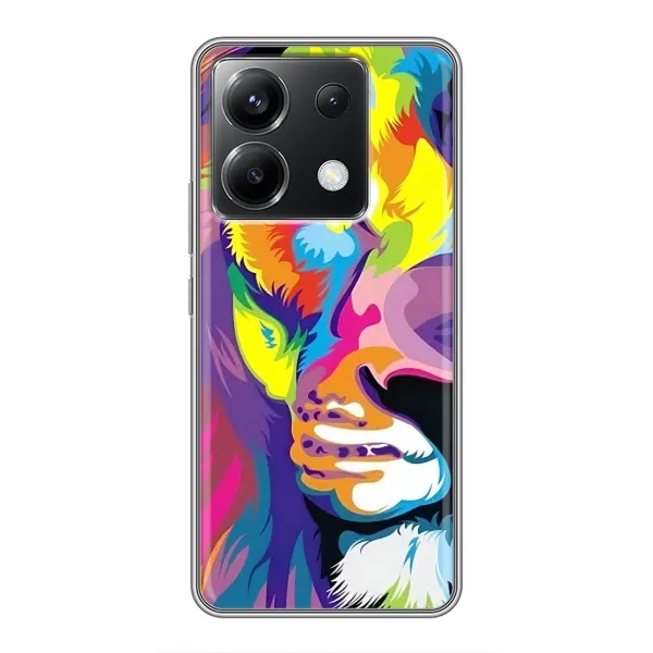 Чехол с рисунком «Яркий Лев» для Xiaomi POCO X6 5G