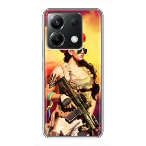 ЗСУ Чехлы (TPU) для Xiaomi POCO X6 5G (Женщина солдат)