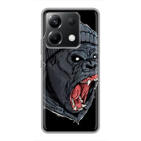Чехол с рисунком «Злая Обезьяна» для Xiaomi POCO X6 5G Чехол с рисунком «Злая Обезьяна» для Xiaomi POCO X6 5G