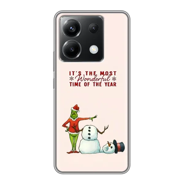 Чехол с рисунком «Злой Гринч» для Xiaomi POCO X6 5G Чехол с рисунком «Злой Гринч» для Xiaomi POCO X6 5G