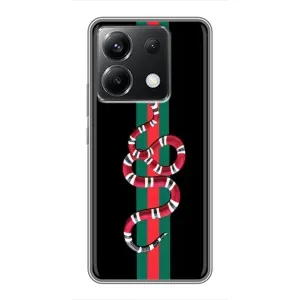 Чохли бренд ГУЧЧІ для Xiaomi POCO X6 5G (Змій Гуччі)