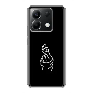 Чехлы (Знак сердечка) на Xiaomi POCO X6 5G (Знак Сердечка)