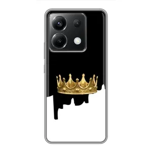 Чохол (Корона на чорному фоні) для Поко Х6 (5G) (Золота корона)