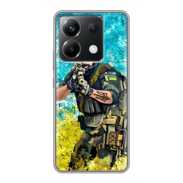 Чехол с рисунком «ЗСУ Воин» для Xiaomi POCO X6 5G Чехол с рисунком «ЗСУ Воин» для Xiaomi POCO X6 5G