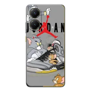 Силиконовый Чехол Nike Air Jordan на Поко Х7 Про (Air Jordan)