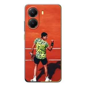 Чехлы с принтом Спортивная тематика для Xiaomi POCO X7 Pro (Алькарас Теннисист)