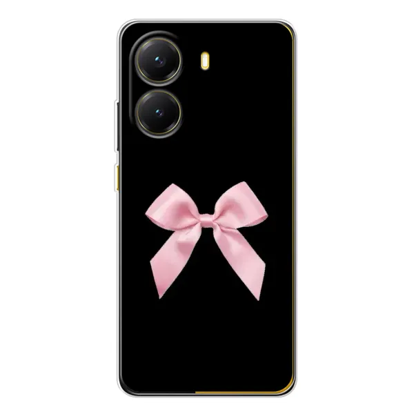 Чехол с рисунком «Бант на черном» для Xiaomi POCO X7 Pro Чехол с рисунком «Бант на черном» для Xiaomi POCO X7 Pro
