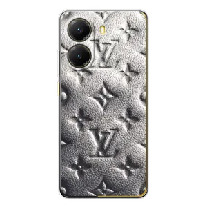 Текстурный Чехол Louis Vuitton для Поко Х7 Про (Бежевый ЛВ)